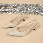 Damen Schlupfsandalen mit elegantem Fersenriemen R&B