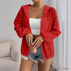 Damen lässige Kapuzenjacke R&B