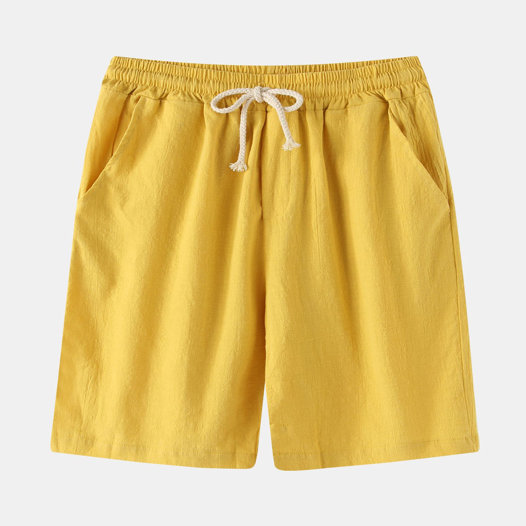 Herren Bermuda-Shorts mit elastischem Bund und seitlichen Taschen R&B