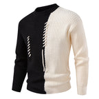 Herren modischer Strickpullover mit innovativen Strukturdetails und einzigartigem Design R&B