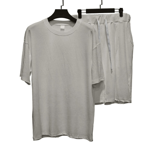 Herren stylishes Freizeit-Set aus atmungsaktivem Material R&B
