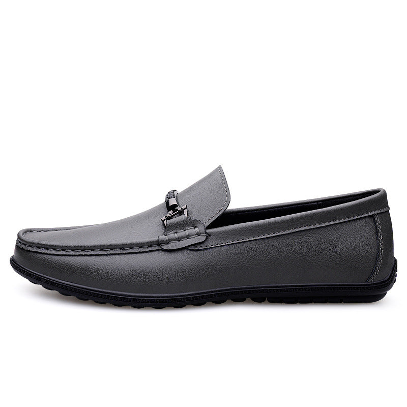 Damen Elegante Mokassins aus hochwertigem Leder mit modischem Schnallenverschluss R&B