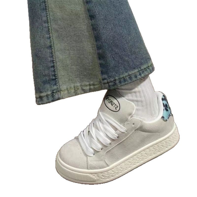 Damen Modische Sneakers mit weichem Obermaterial und rutschfester Sohle