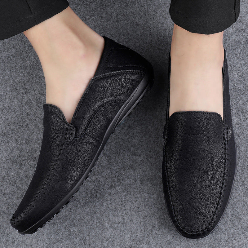 Herren Mokassins aus weichem Leder mit rutschfester Sohle R&B