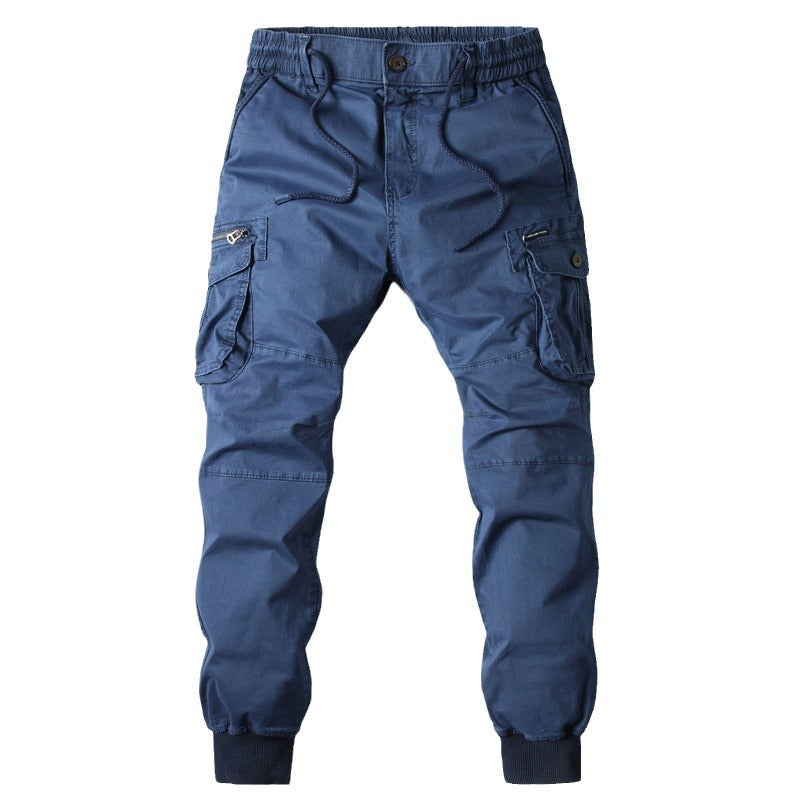 Herren Cargo-Jogginghose mit verstellbarem Bund und praktischen Taschen R&B