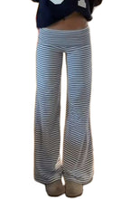 Damen weite Freizeit-Hose mit elastischem Bund und Pünktchenmuster R&B