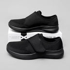Damen Bequeme Tragbare Sneakers mit elastischem Klettverschluss R&B