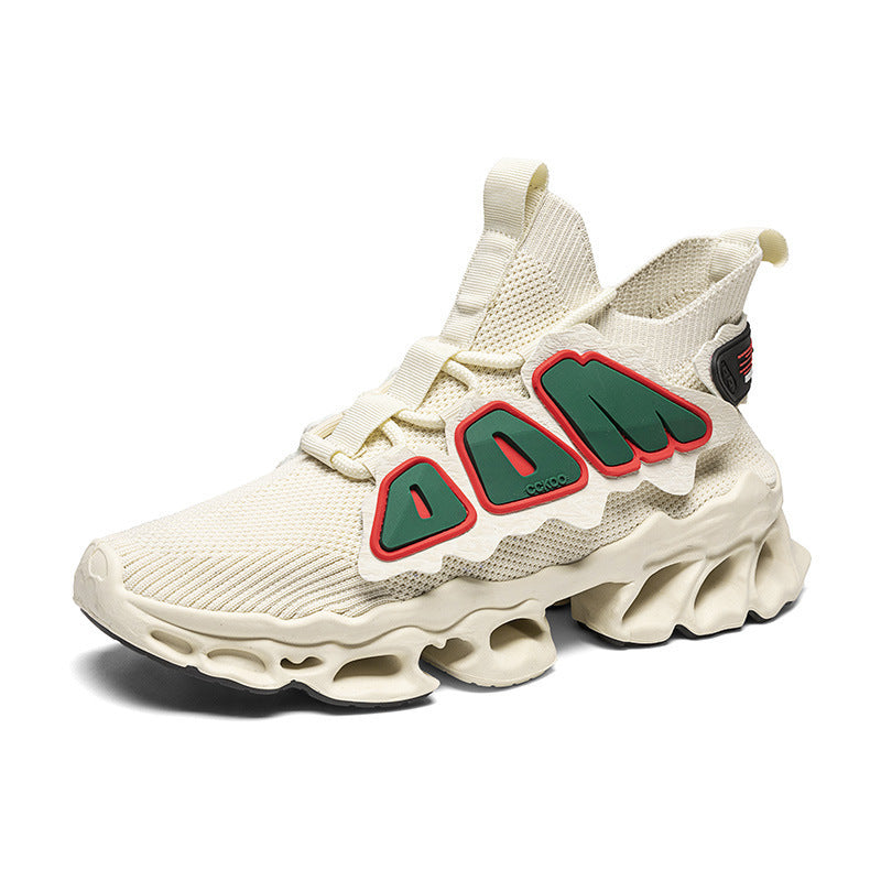 Damen Sportliche High-Performance Sneakers mit atmungsaktiver Oberflächenstruktur R&B
