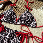 Damen Triangel-Bikini mit raffinierten Binde-Details R&B