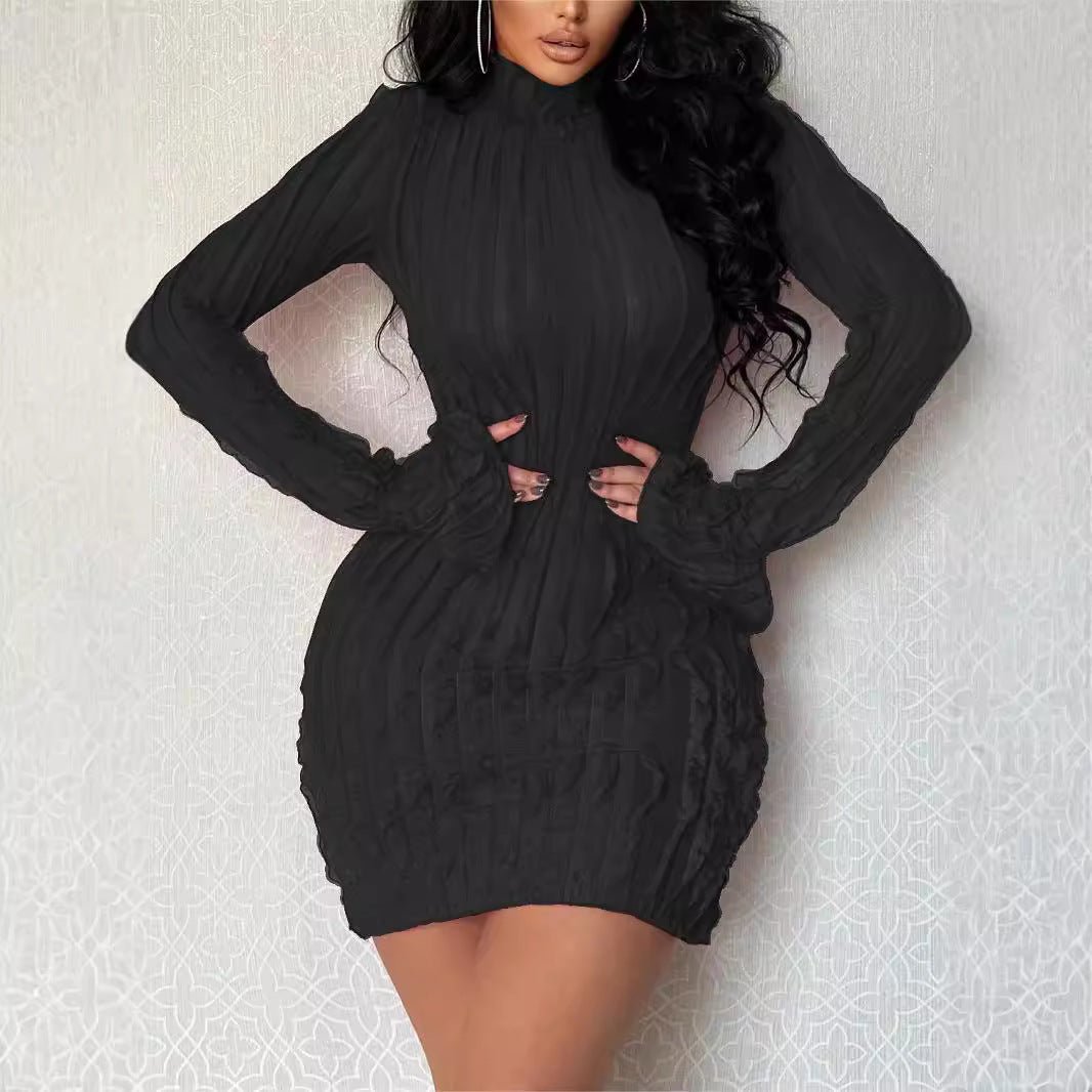 Damen Figurbetontes Kleid mit strukturiertem Stoff R&B