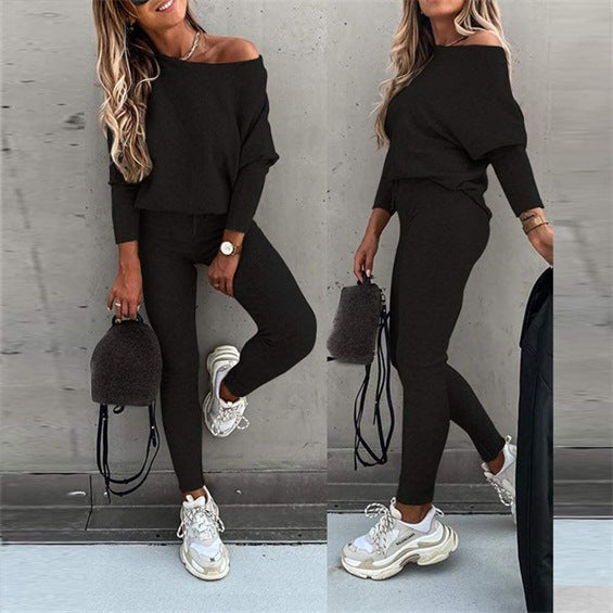 Damen Casual Strickanzug R&B