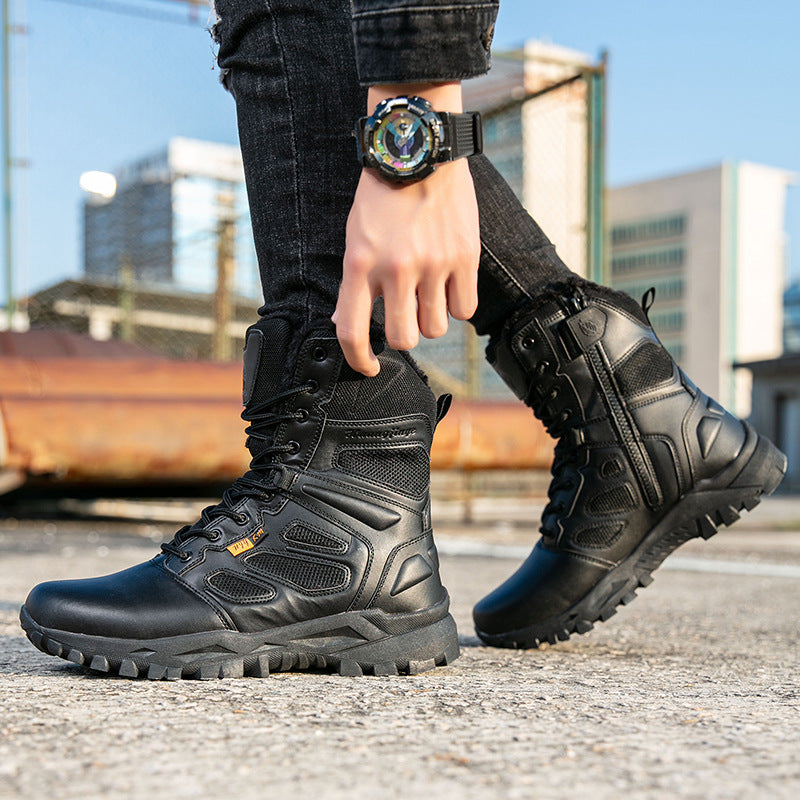 Herren Multifunktionale Einsatzstiefel mit hohem Knöchelschutz und isolierender Fütterung R&B