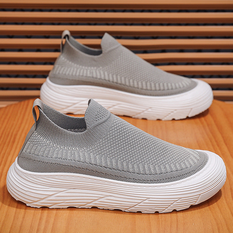Damen Komfortable Slip-On Sneakers mit atmungsaktivem Obermaterial