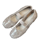 Damen elegante Ballettschuhe mit Pailletten R&B
