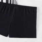 Damen Badeanzug mit stilvollem Streifenmuster R&B