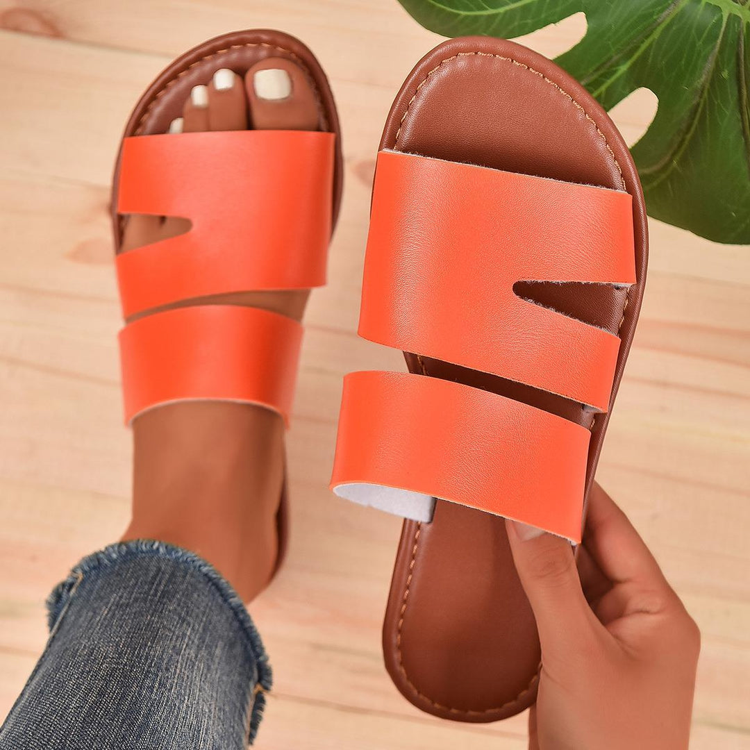 Damen Komfortable Riemchen-Sandalen mit modischem Schnitt R&B
