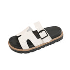 Damen Komfort-Sandalen mit modischen Doppelschnallen und ergonomischer Fußbettgestaltung R&B