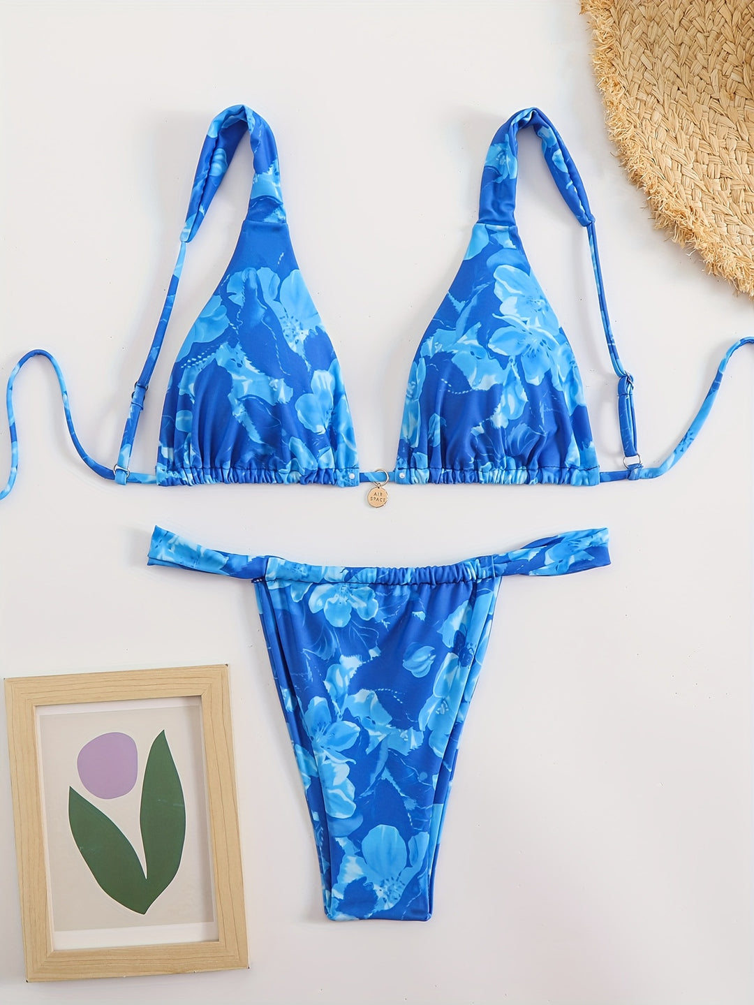 Damen Triangel-Bikini mit komfortablen verstellbaren Trägern R&B