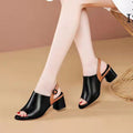 Damen Sandaletten mit elegantem Blockabsatz und stilvollem Riemchen-Design R&B