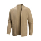 Herren Strickjacke mit strukturiertem Design und praktischen Taschen R&B
