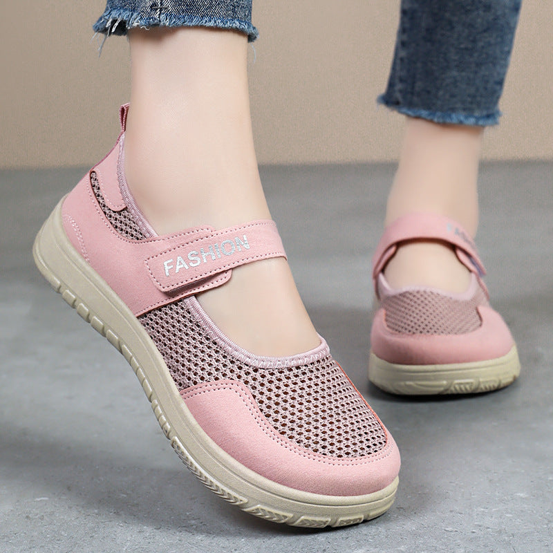 Damen Atmungsaktive Freizeitschuhe mit praktischem Klettverschluss R&B