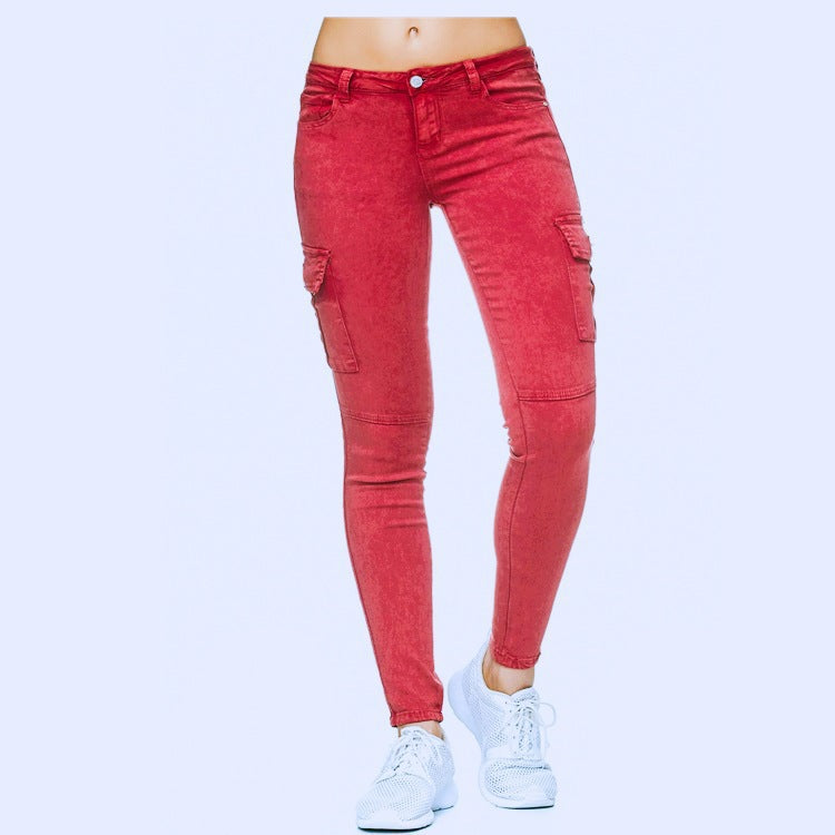 Damen Cargo-Hose mit elastischem Bund und praktischen Seitentaschen R&B