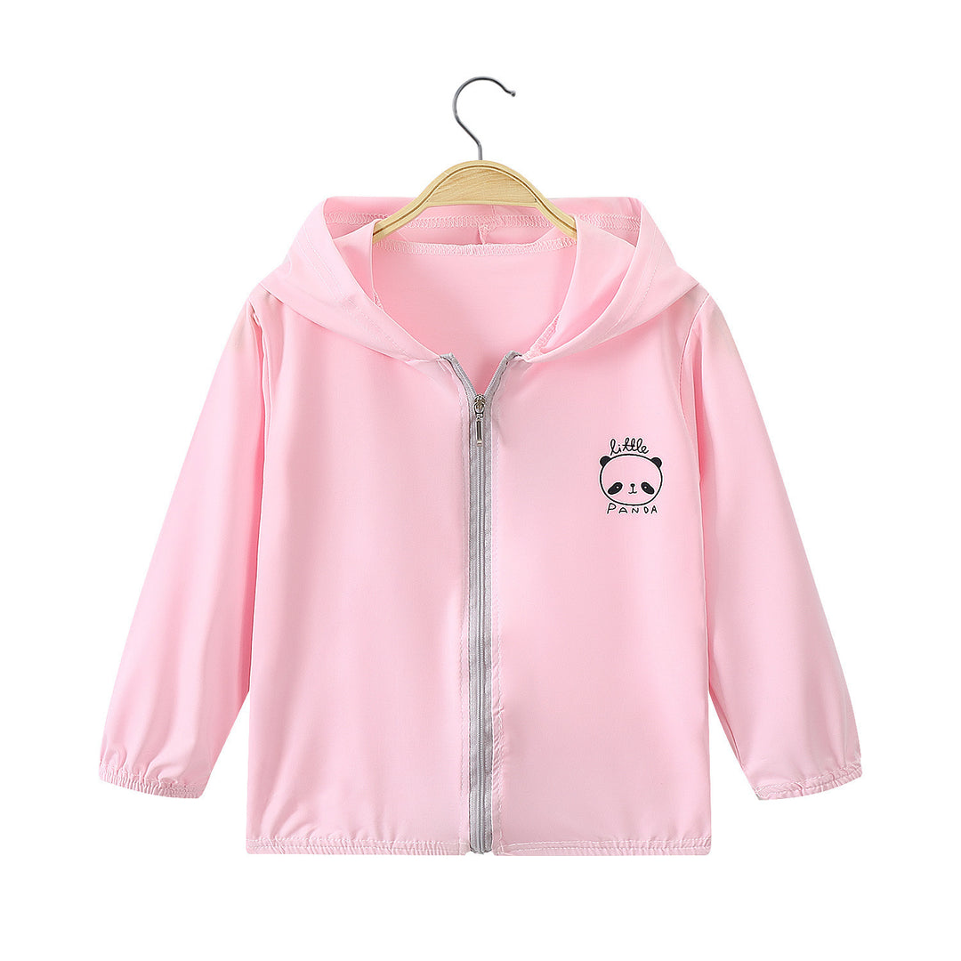 Unisex nan leichte Kapuzenjacke mit durchgehendem Reißverschluss und niedlichem Panda-Print  R&B