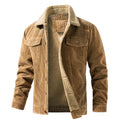 Elegante Cord Herrenjacke