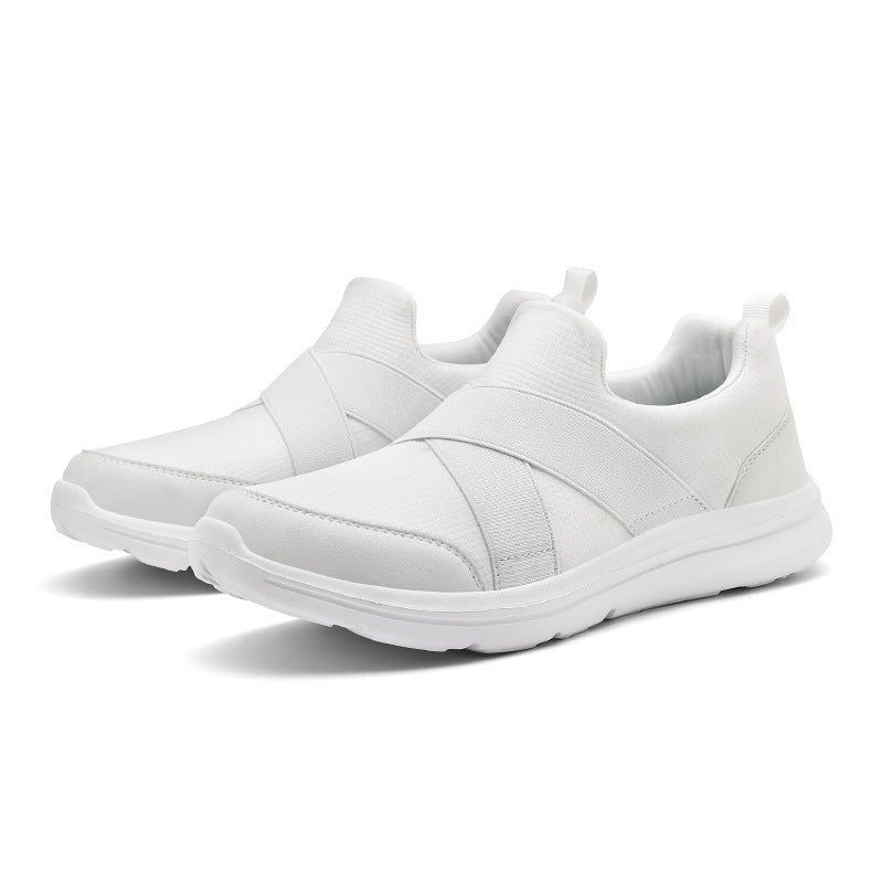 Damen Bequeme Slip-On Sneakers mit flexiblem Obermaterial und rutschfester Sohle R&B