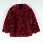 Damen Kuschelige Fleecejacke mit voluminösem Schnitt und großem Kragen R&B