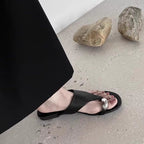 Damen Zehentrenner mit elegantem Schmuckdetail R&B