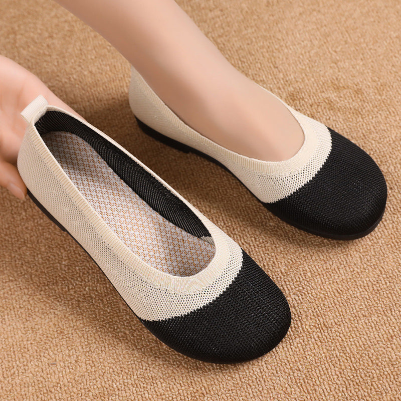 Damen Komfortable Ballerinas mit atmungsaktivem Obermaterial R&B