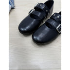 Damen Komfortable Ballerinas mit Schnallen R&B
