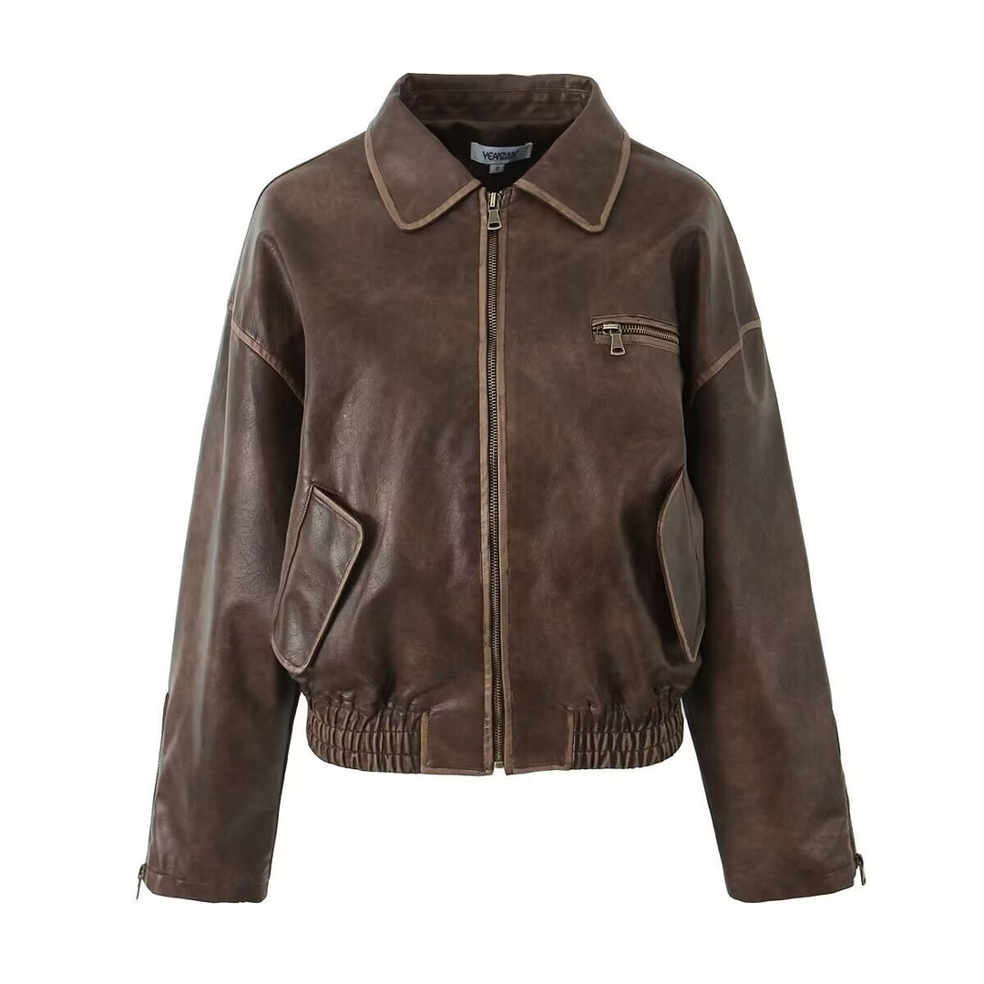 Damen jacke mit modernem Schnitt und praktischen Reißverschlusstaschen R&B