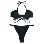 Damen Push-Up Bikini mit verstellbaren BindR&Bändern R&B