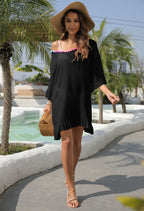 Damen lässiges Strandkleid mit verspielten Details R&B