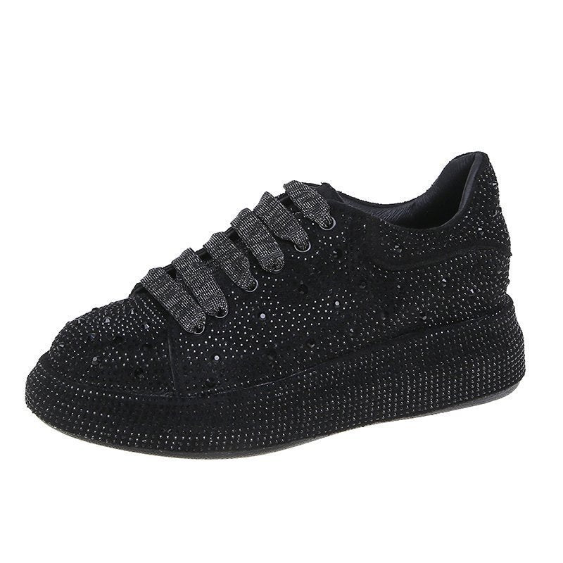 Damen Strass Verzierter Sneaker R&B