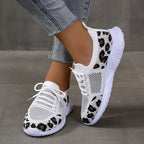 Damen modische Sneakers mit atmungsaktivem Mesh-Obermaterial und rutschfester Sohle R&B