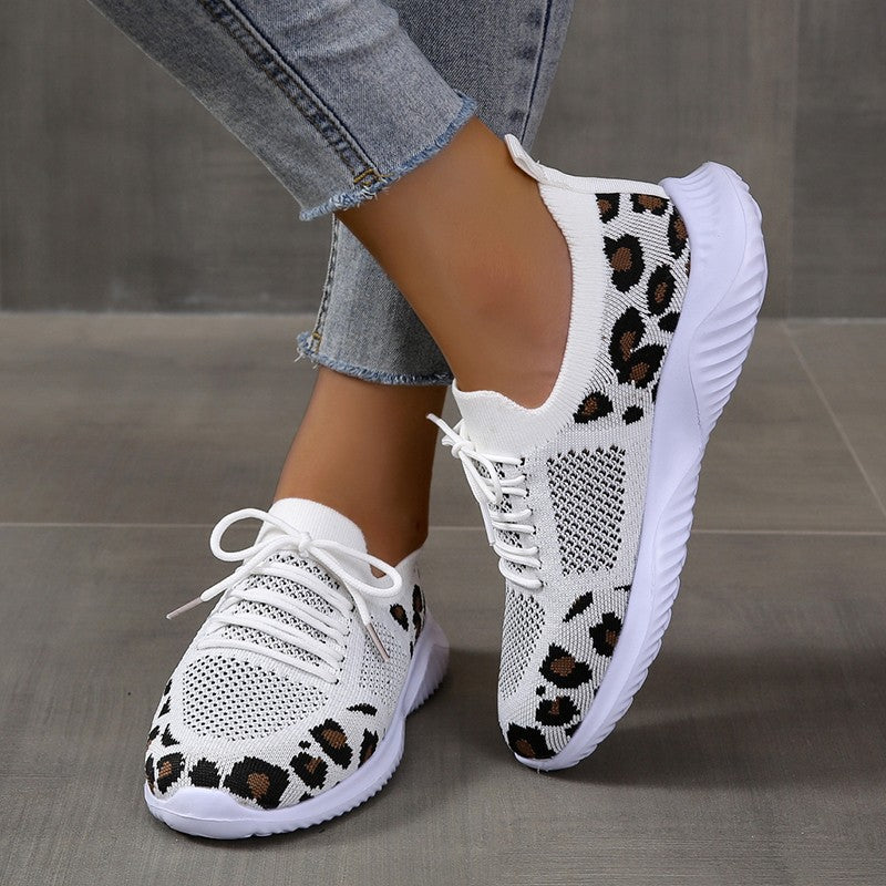 Damen modische Sneakers mit atmungsaktivem Mesh-Obermaterial und rutschfester Sohle R&B
