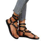 Damen Modische Riemchensandalen mit Schmuckdetails R&B