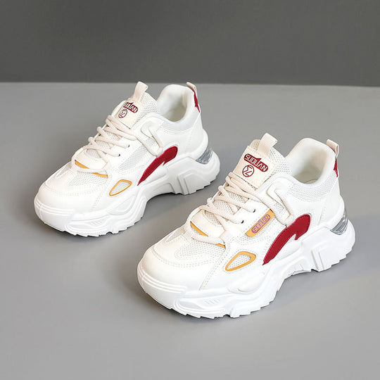 Damen Sportliche Chunky Sneaker mit atmungsaktiver Mesh-Oberfläche und dämpfendem Profil R&B