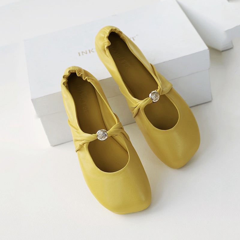 Damen Ballerinas mit dekorativem Schleifenakzent und lässigem Schnitt R&B