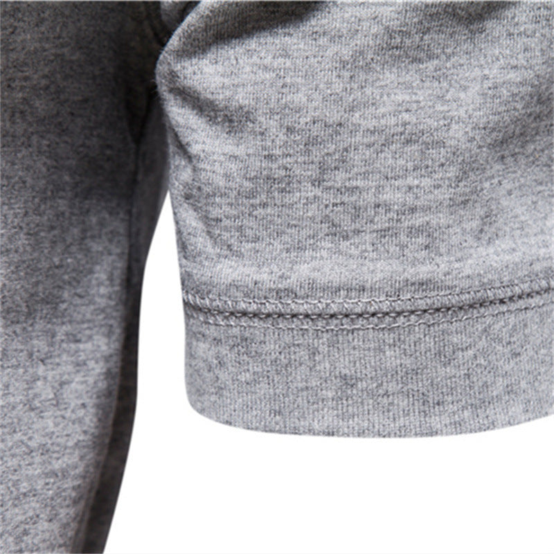 Herren nan schmal geschnittenes Kurzarmshirt mit kurzer Knopfleiste und geripptem Kragen aus Baumwollmix R&B