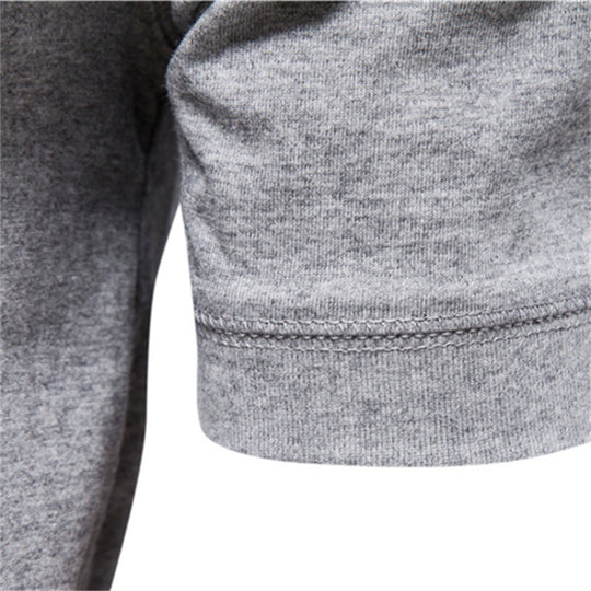 Herren nan schmal geschnittenes Kurzarmshirt mit kurzer Knopfleiste und geripptem Kragen aus Baumwollmix R&B