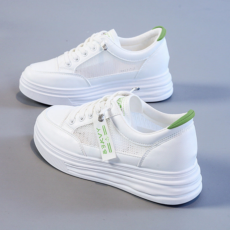 Damen sportliche Sneaker aus atmungsaktivem Material mit bequemer Dämpfung R&B