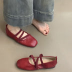 Damen Ballerinas mit R&Brnem Riemchendesign und komfortabler Sohle R&B
