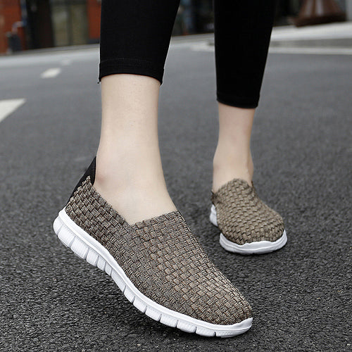 Damen Atmungsaktive Slip-On Sneakers mit flexiblem und leichtem Design R&B