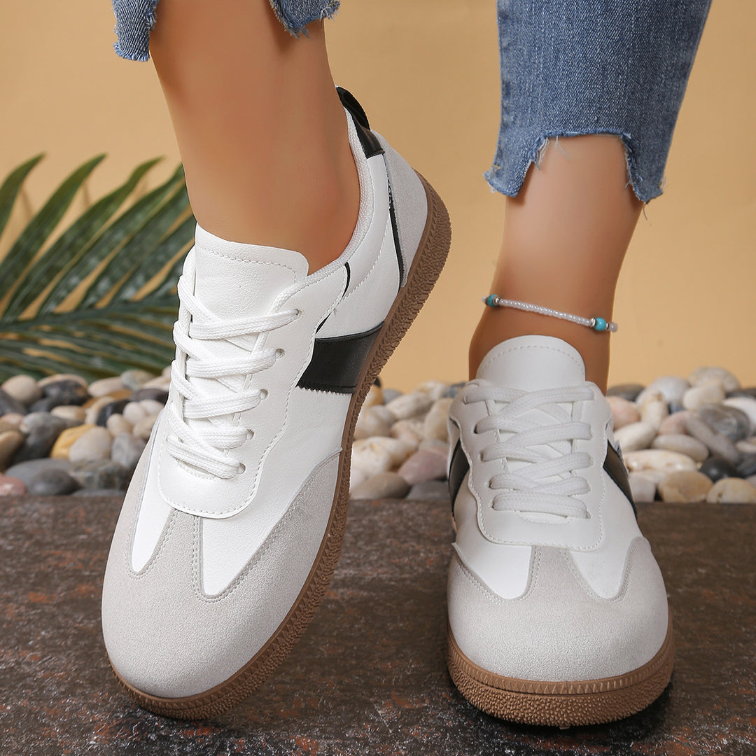 Damen Komfortable Sneaker mit strukturiertem Obermaterial und atmungsaktiver Sohle R&B