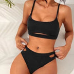 Damen Hochgeschnittener Bikini mit stylishen Cut-Outs