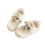 Damen Sneaker mit kuscheligem Innenfutter und dekorativen Applikationen R&B